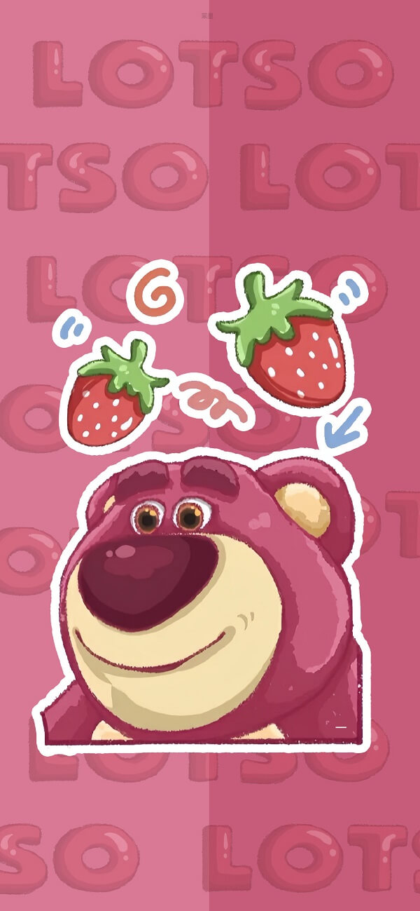 Hình nền gấu hồng lotso 10