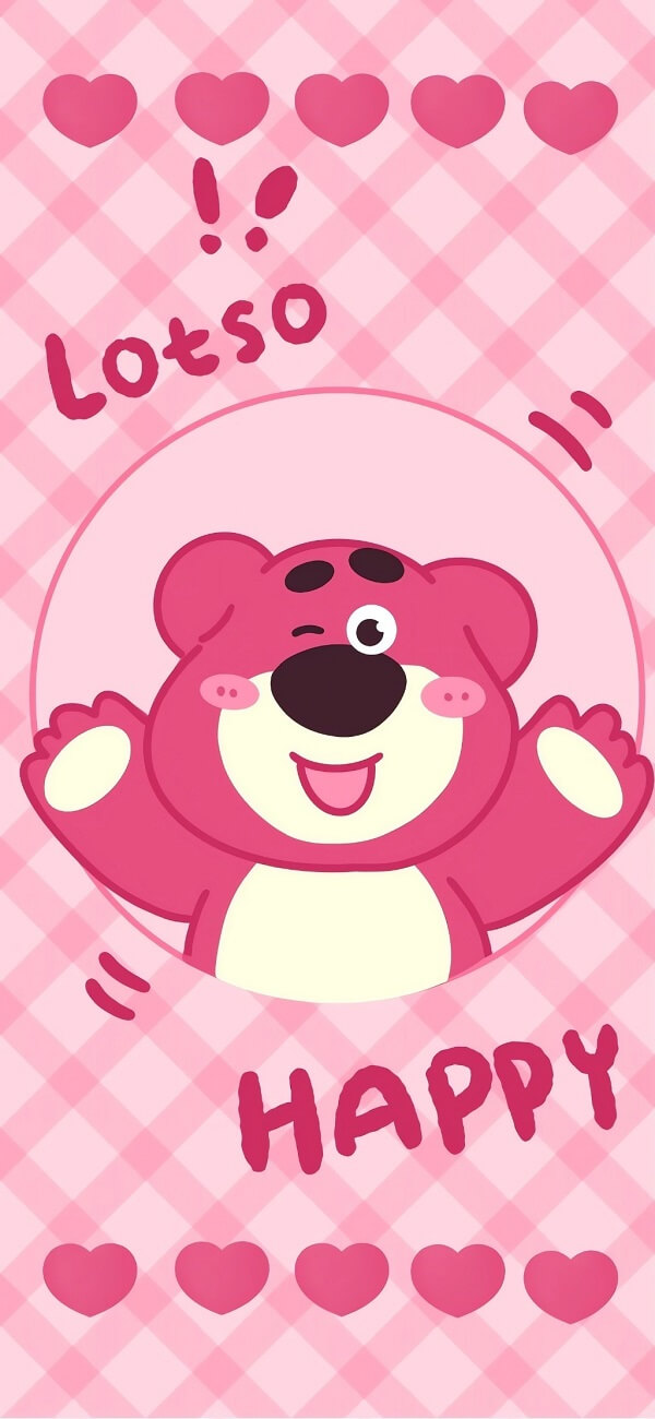 Hình nền gấu hồng lotso 7