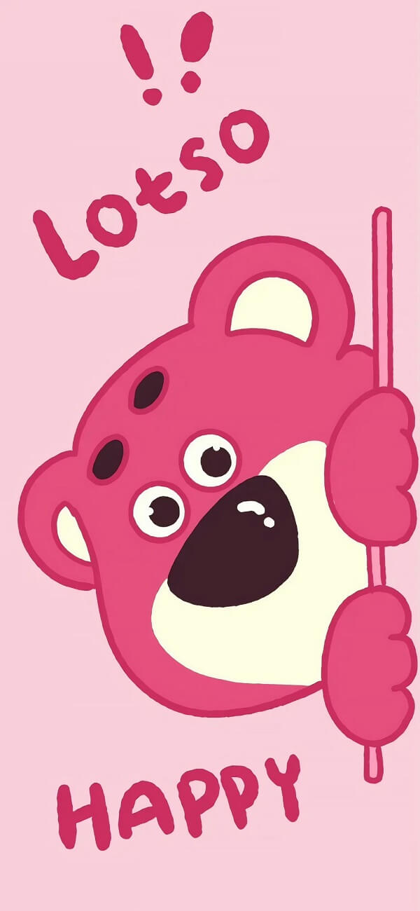 Hình nền gấu hồng lotso 8