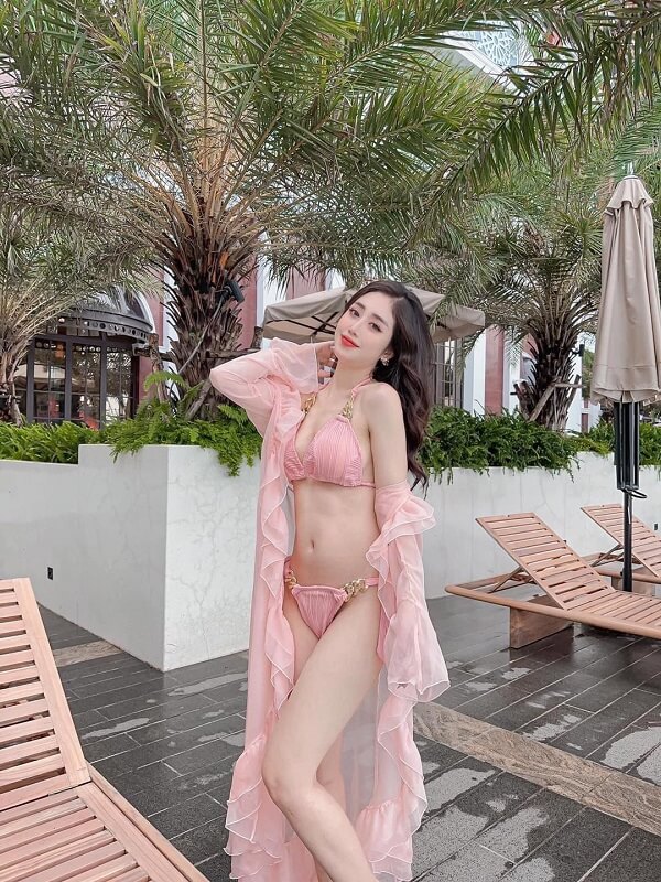 Tiktok gái xinh mặc bikini 2