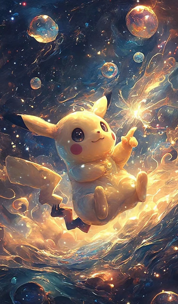 Hình nền pikachu cute 3D cho điện thoai 14