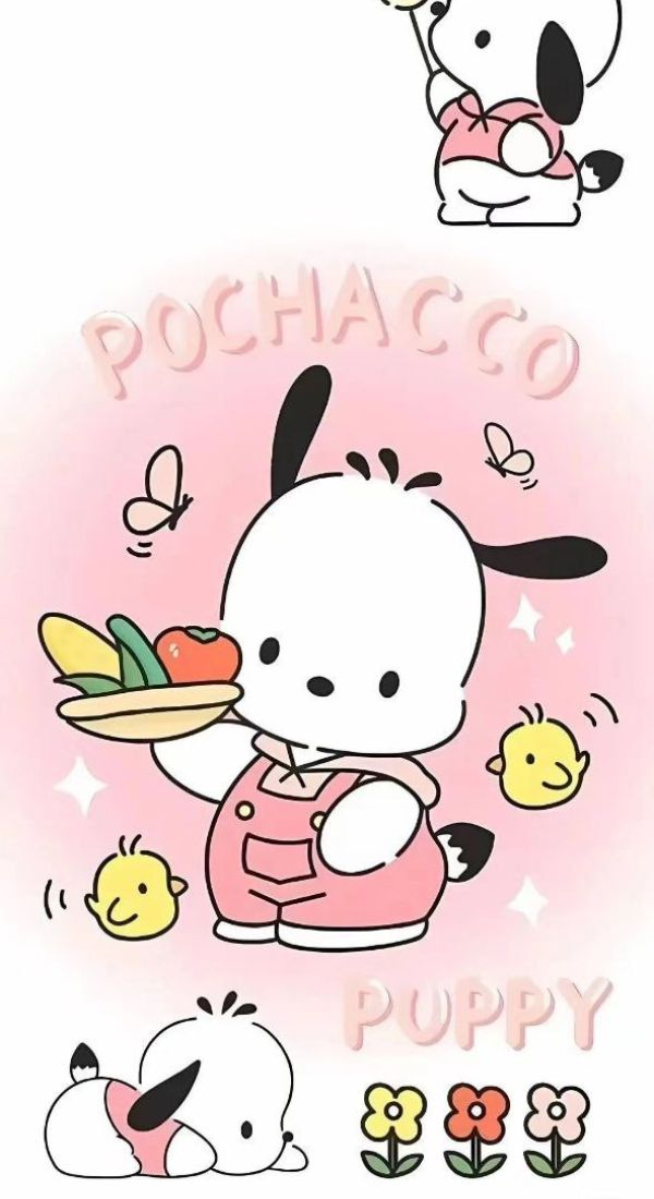 Hình nền Pochacco dành cho điện thoại 12