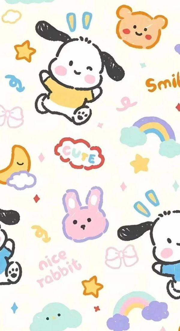 Hình nền Pochacco siêu cute 13