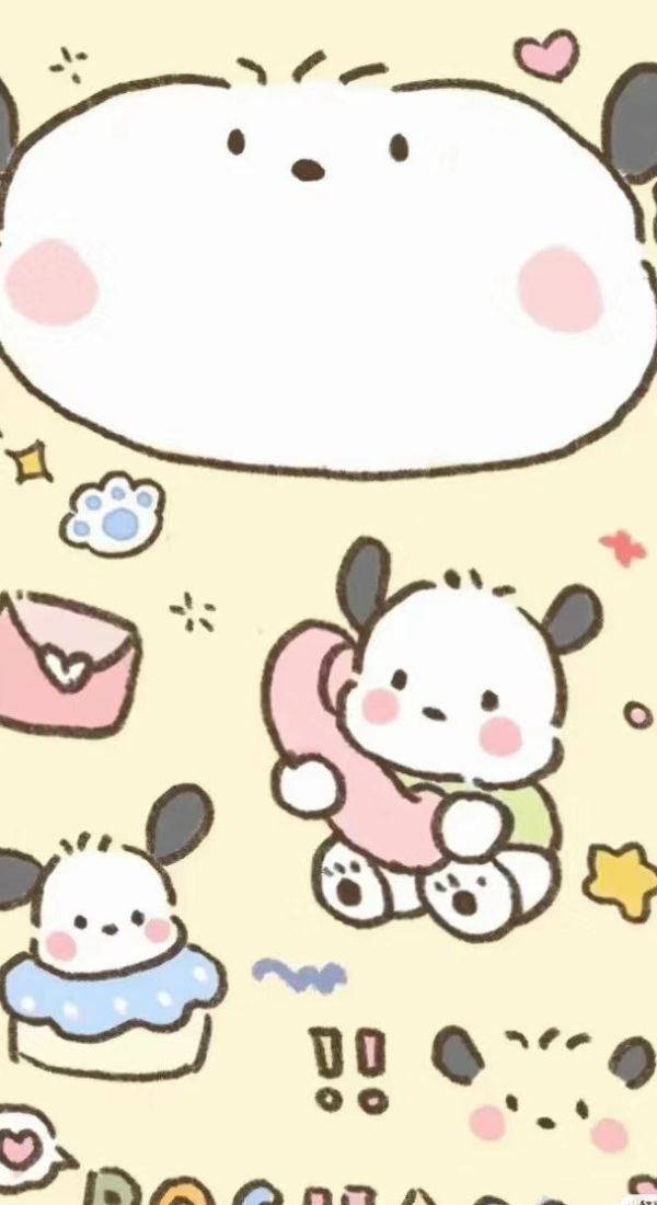 Hình nền Pochacco siêu cute 14