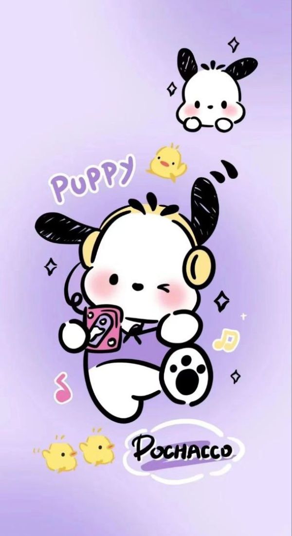 Hình nền Pochacco siêu cute 4