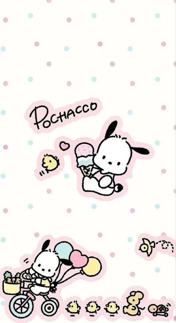 Hình nền Pochacco siêu cute 8