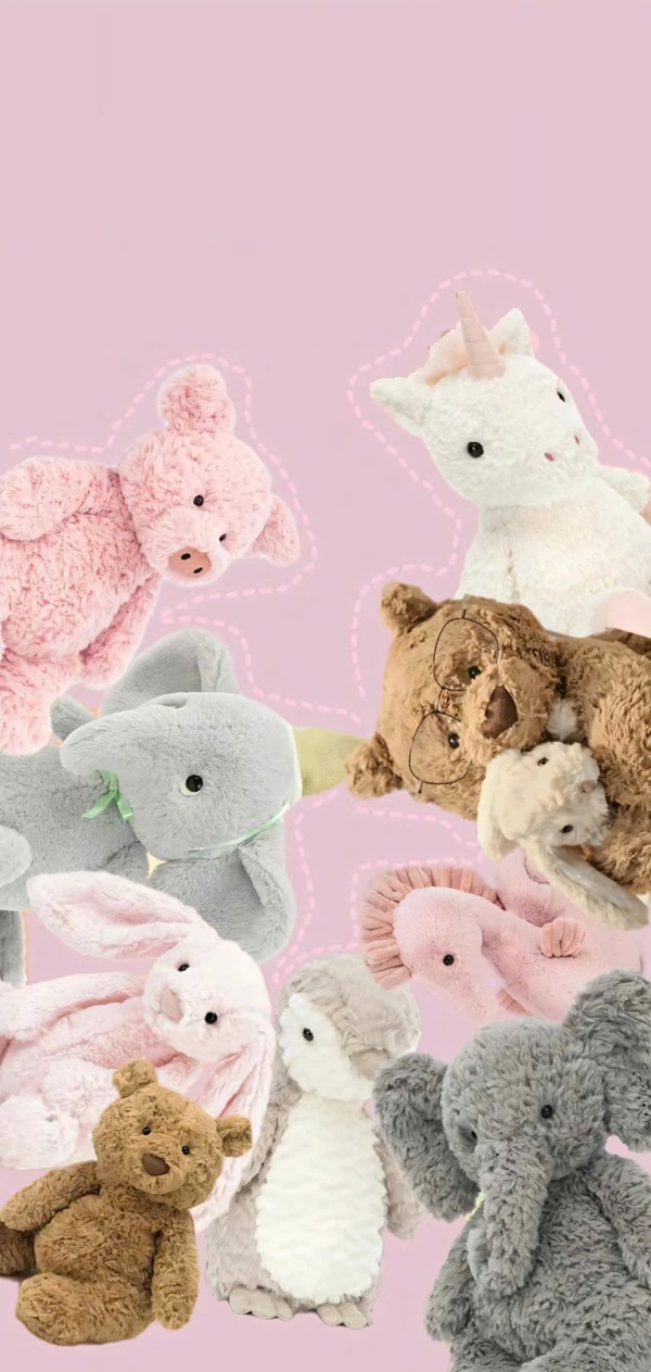 hình nền Jellycat stuffed animals 1