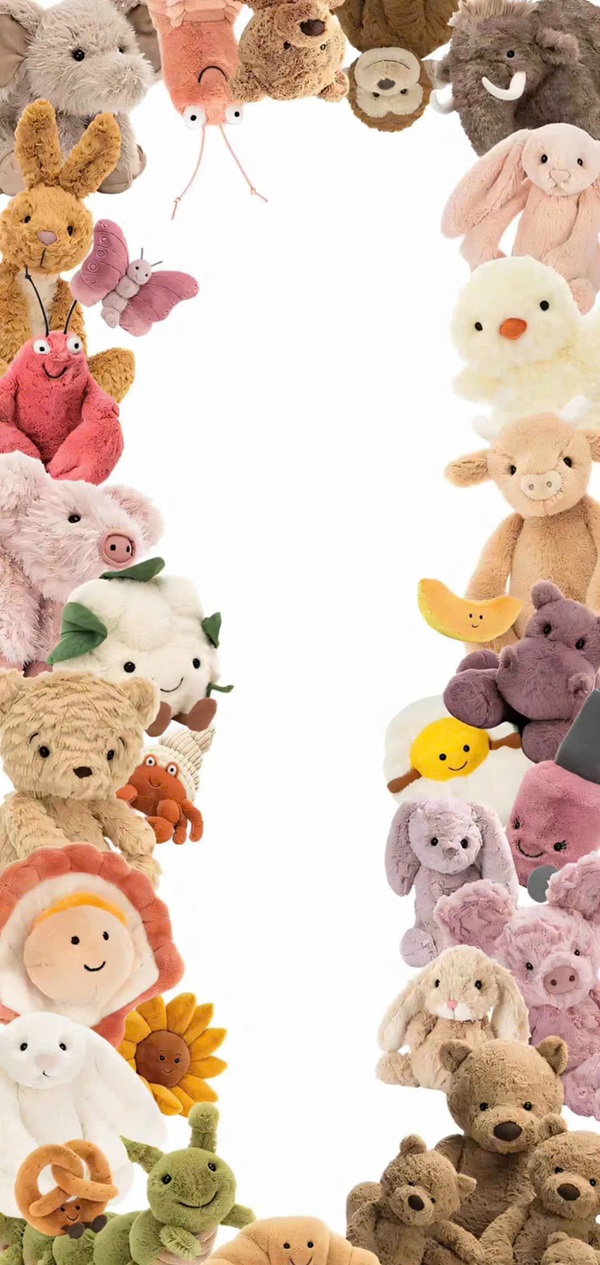 hình nền Jellycat stuffed animals 14