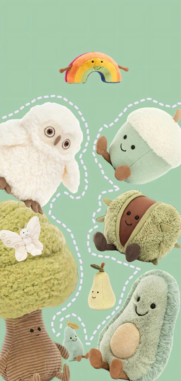 hình nền Jellycat stuffed animals 2