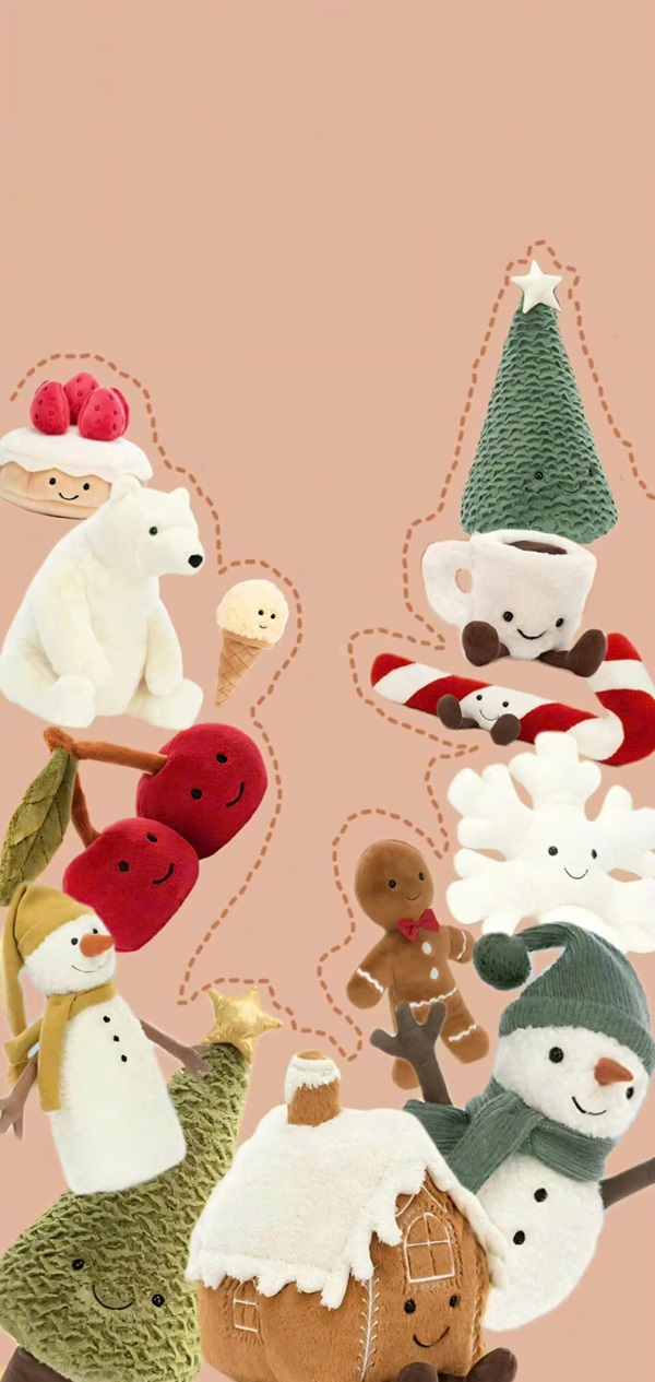 hình nền Jellycat stuffed animals 3