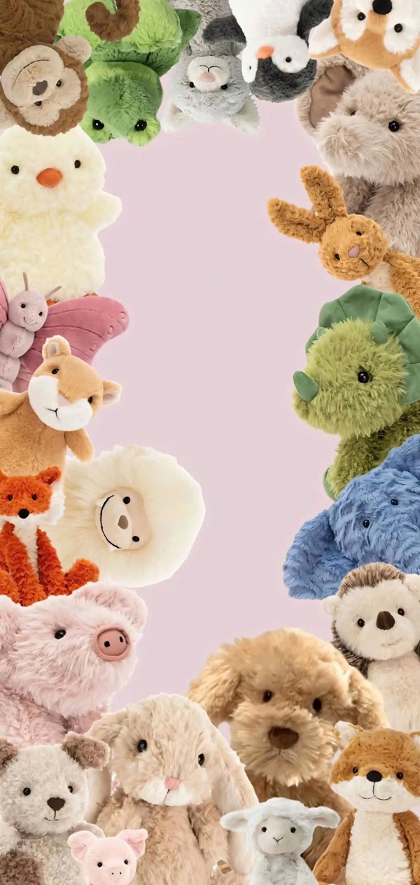 hình nền Jellycat stuffed animals 5