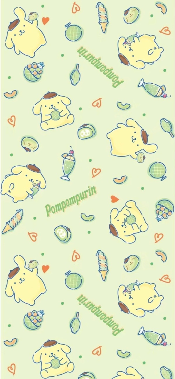 Hình nền Pompompurin cho điện thoại 1