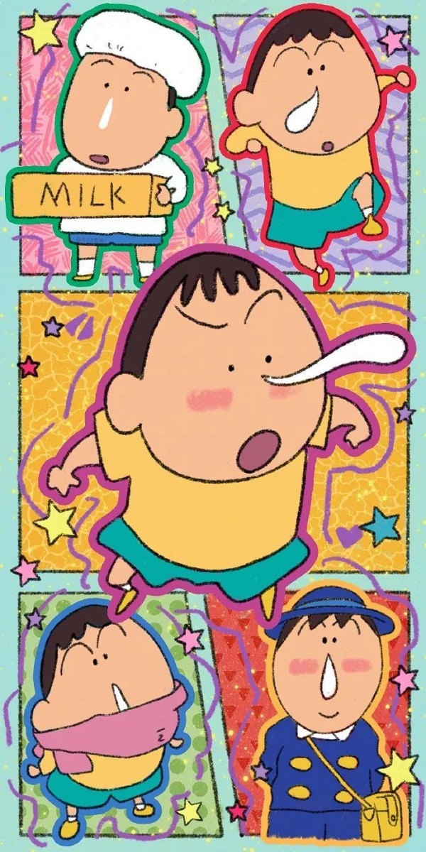 Hình nền graffiti Crayon Shin Chan 6