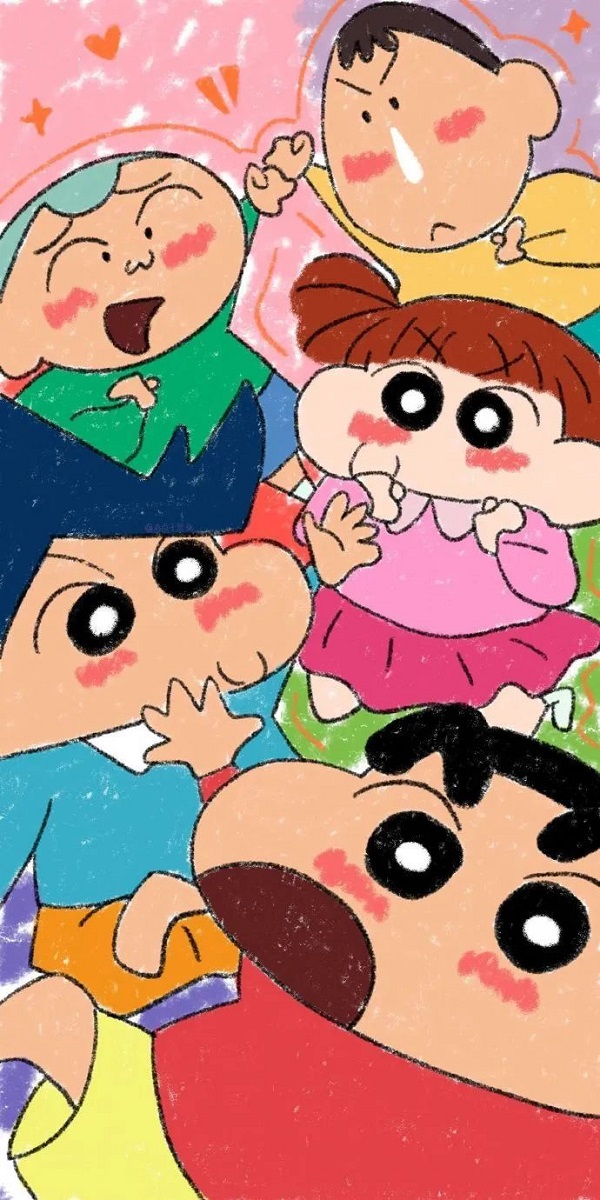 Hình nền graffiti Crayon Shin Chan 1