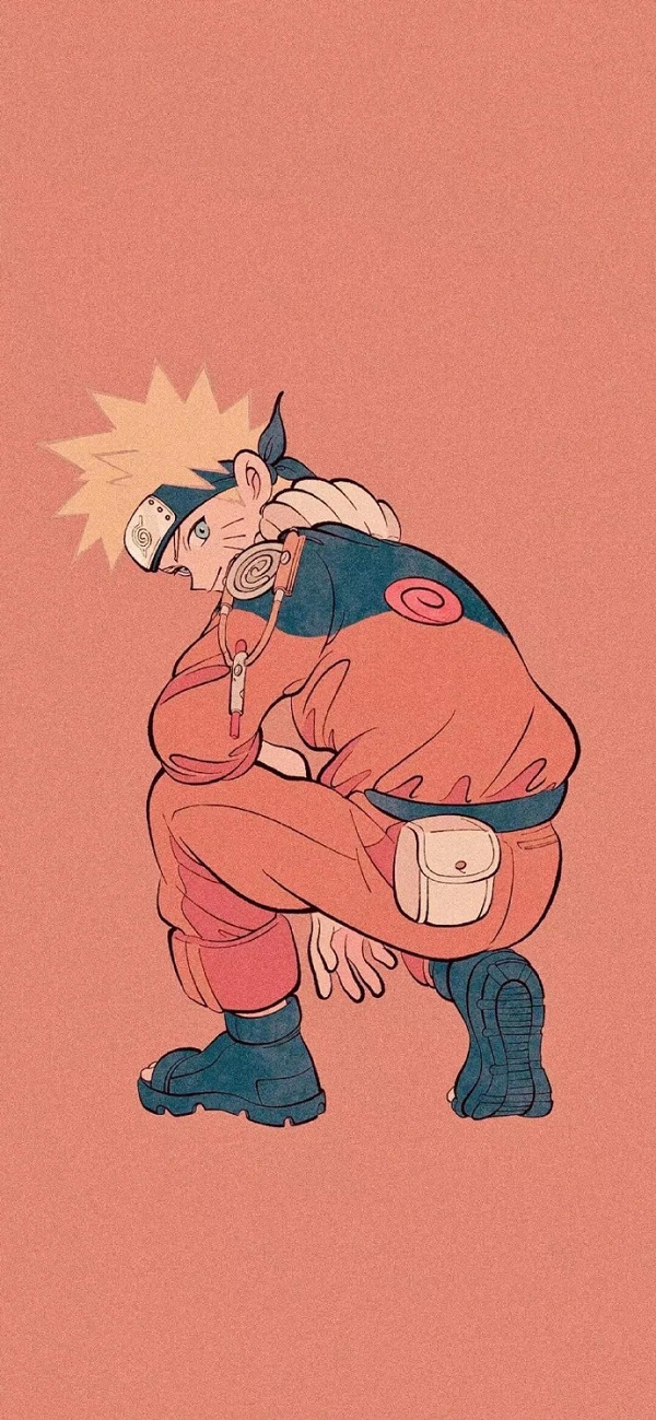 hình nền Naruto nền cam