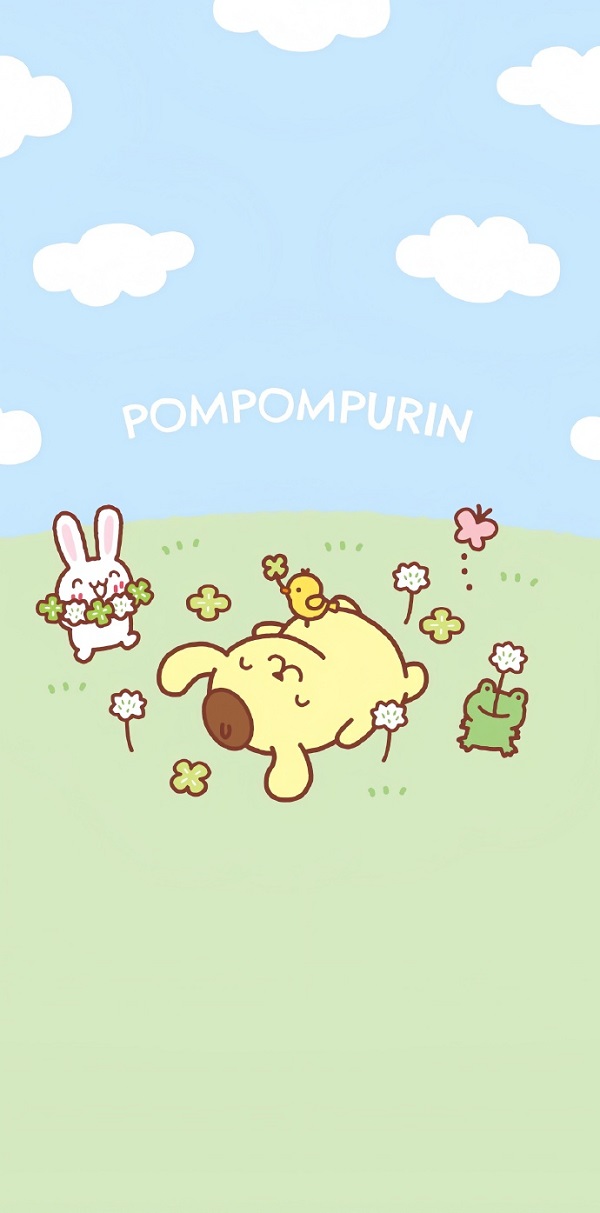 hình nền Pompompurin tinh nghịch 1