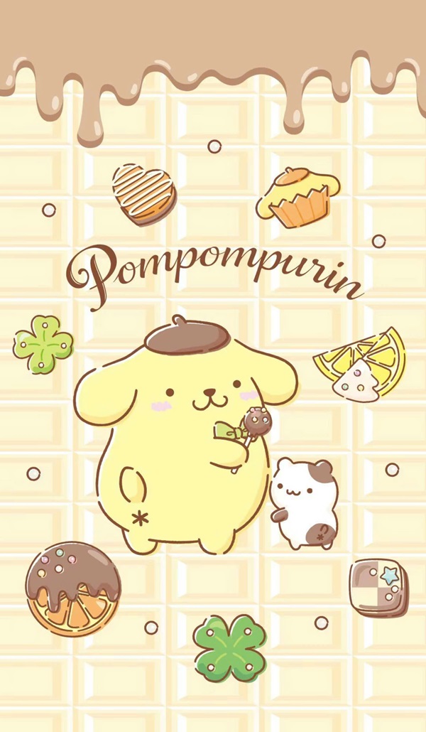 Hình nền Pompompurin cute 12