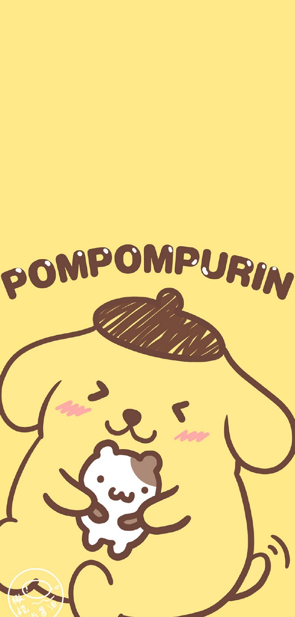 Hình nền Pompompurin tinh nghịch 7