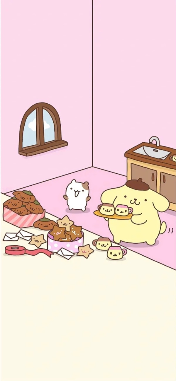 Hình nền Pompompurin cute 8