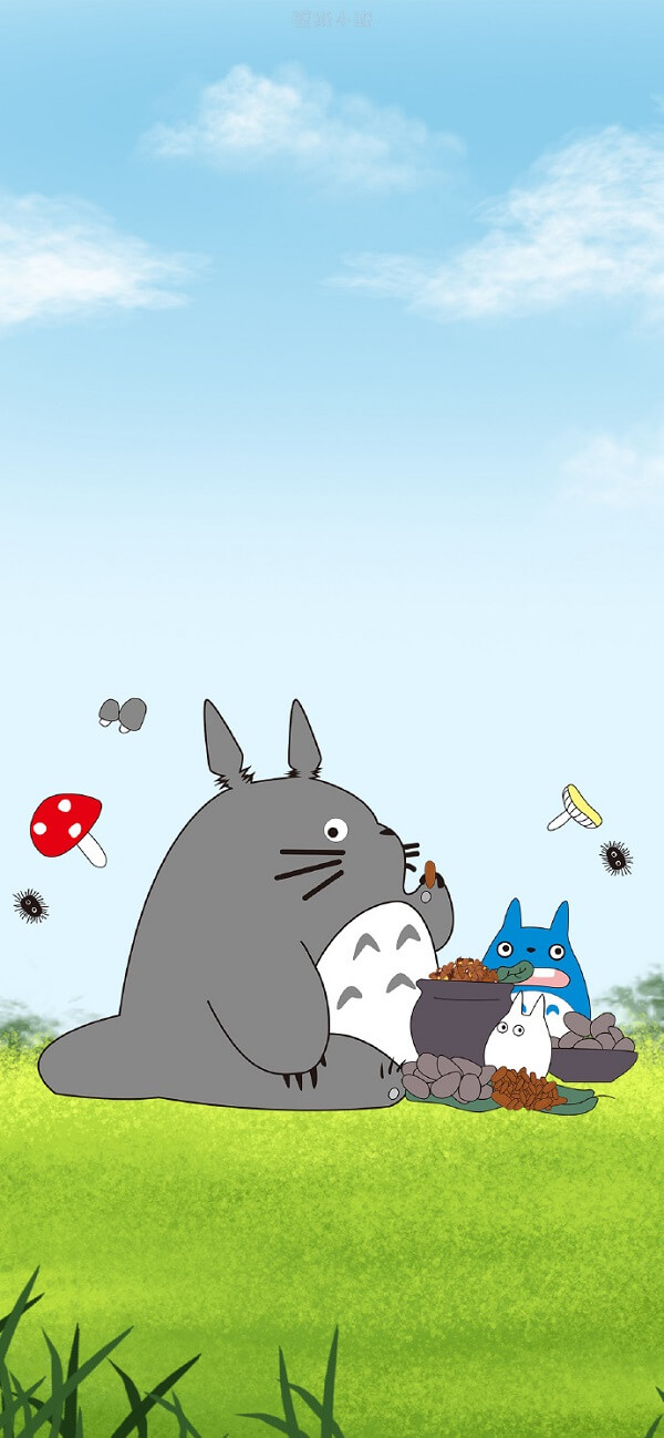 hình nền totoro cho điện thoại  1