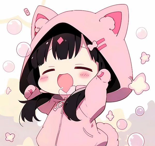 Avatar màu hồng cute 31