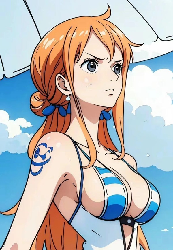 ảnh Nami sexy vú to 10