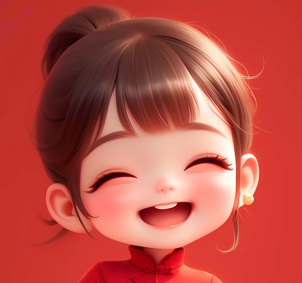 hình ảnh đại diện màu đỏ cute 1