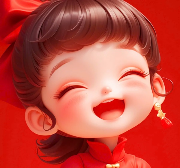 hình ảnh đại diện màu đỏ cute 2