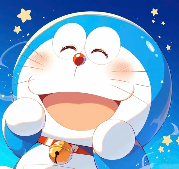 Avatar xanh dương doreamon 26