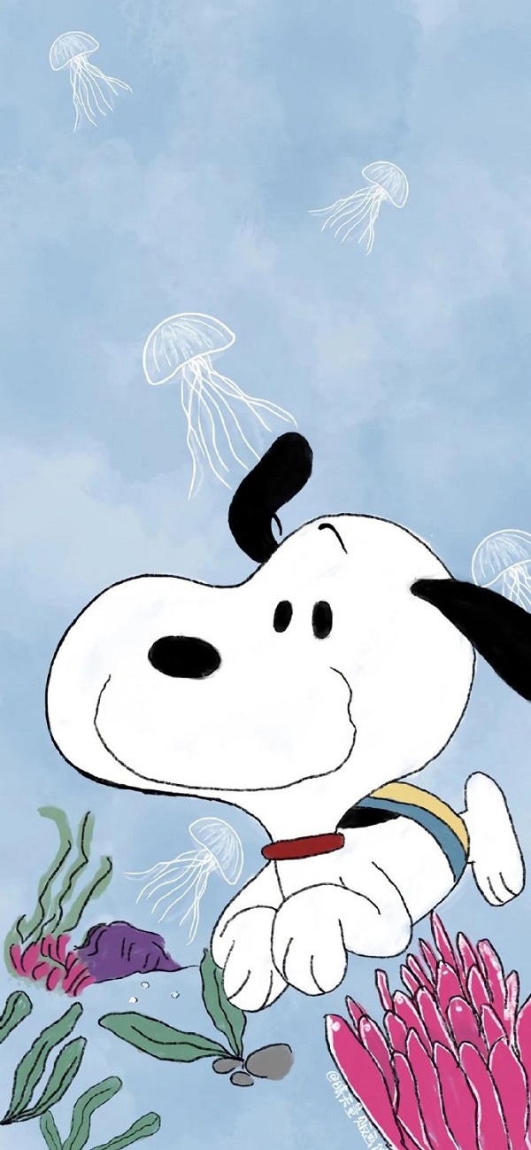 Hình nền Snoopy cho điện thoại  2