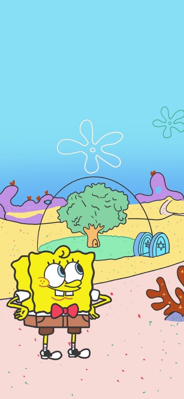 Hình nền SpongeBob SquarePants cute 2