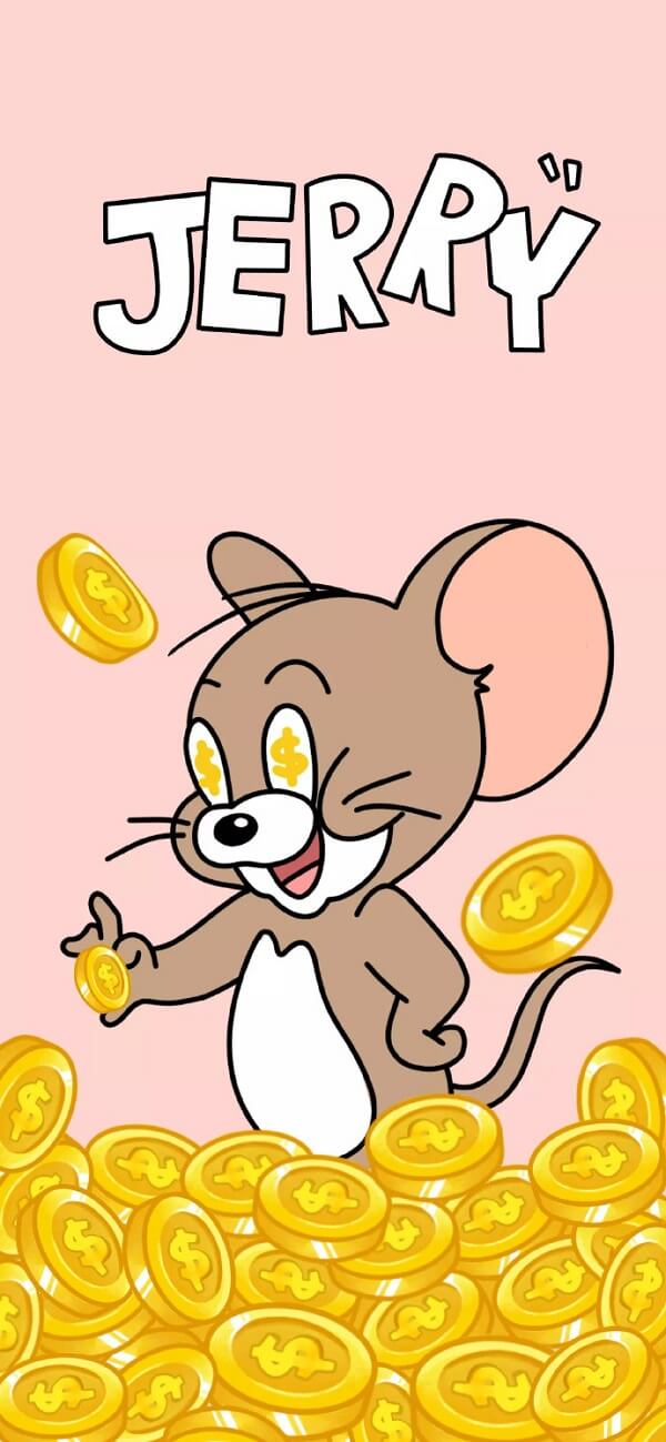 hình nền điện thoại tom and jerry thu hút tài lộc