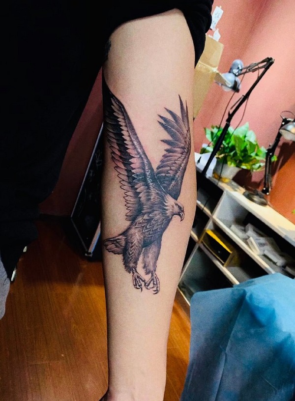 75 hình xăm đại bàng đẹp ở lưng, ngực, cánh tay cho nam - Eagle Tattoo  Design