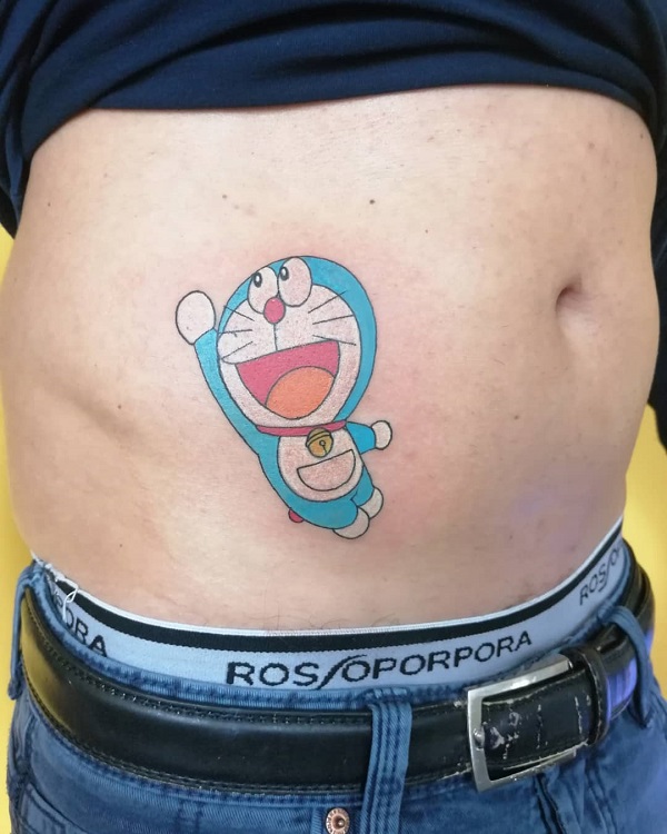 Hình xăm Doraemon 6