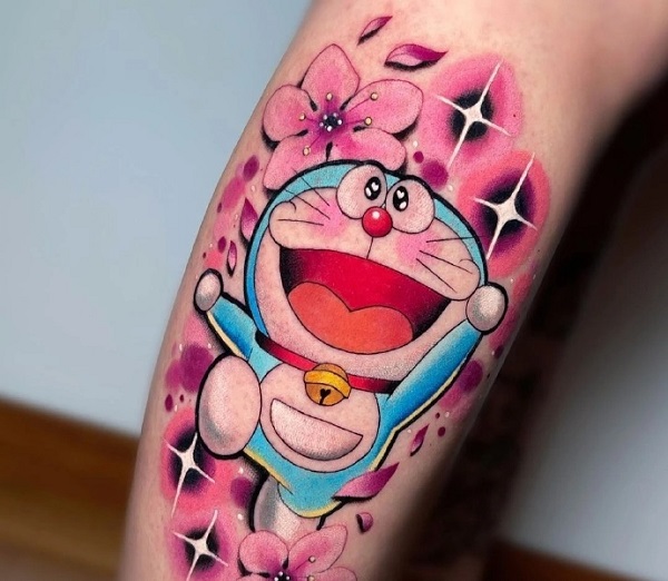 Hình xăm Doraemon 3