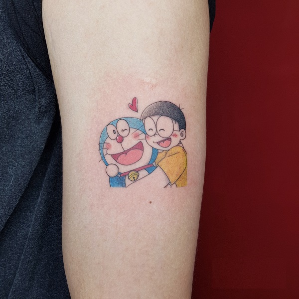 Hình xăm Doraemon 8