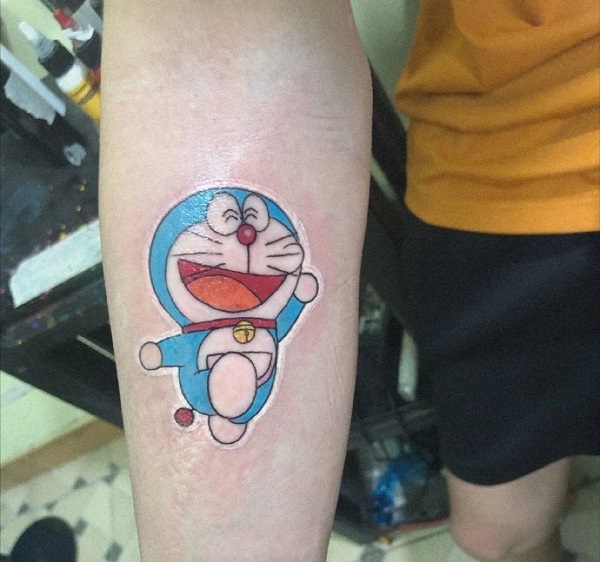 Hình xăm Doraemon mới nhất  2