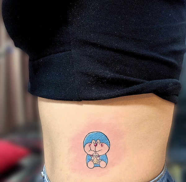 Hình xăm Doraemon mini 1