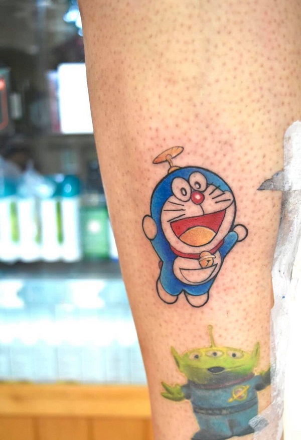 Hình xăm Doraemon mini 7