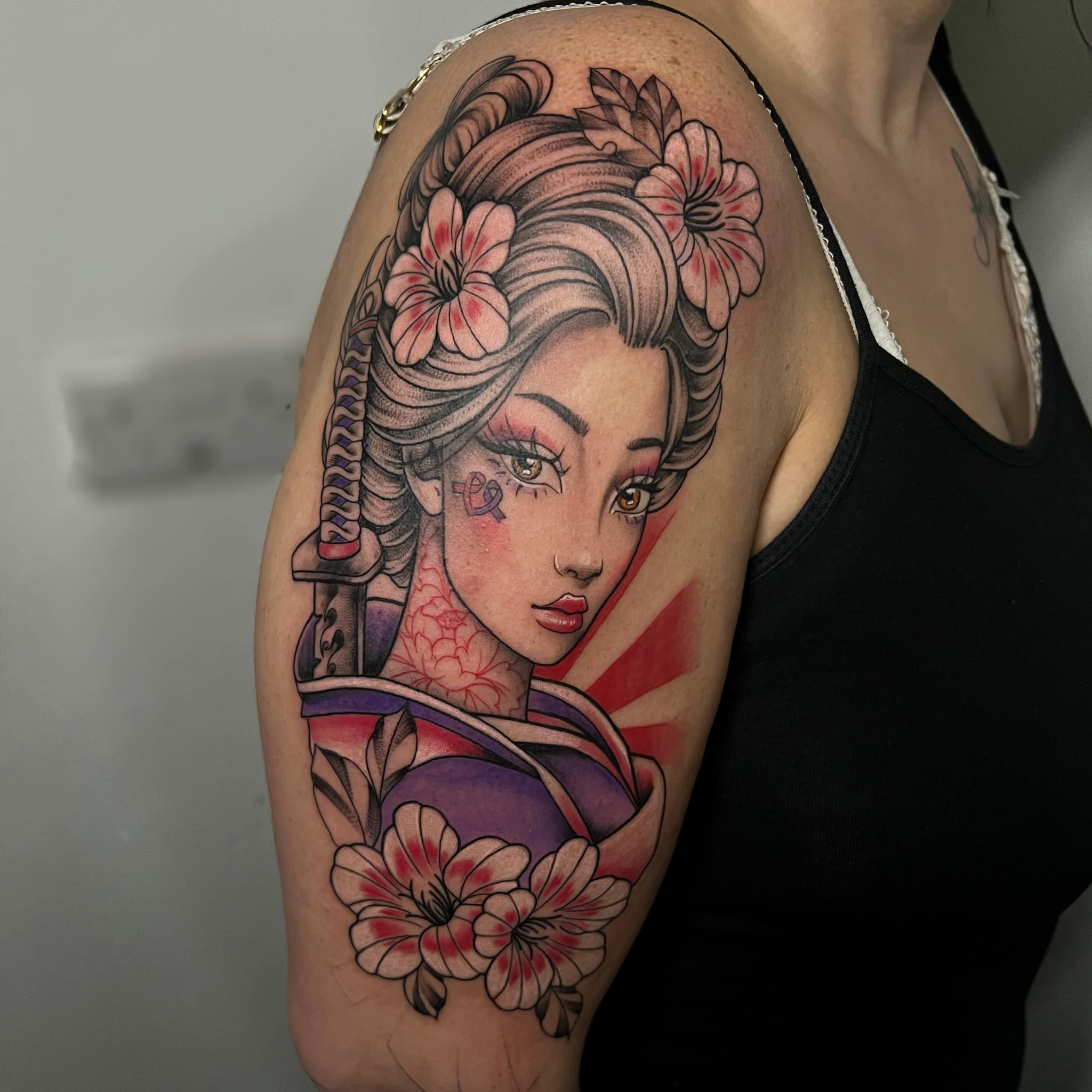 geisha hình xăm 6