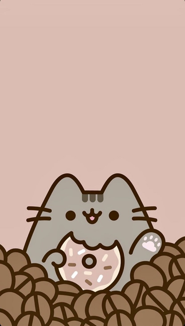 Hình nền mèo Pusheen cho điện thoại  15