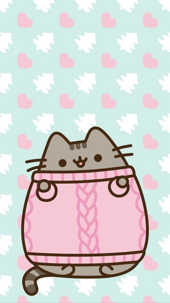 Hình nền mèo Pusheen cho điện thoại  16