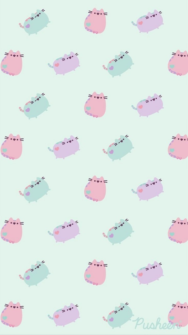 Hình nền mèo Pusheen cho điện thoại  13