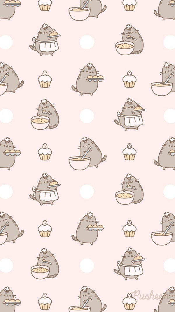 Hình nền mèo Pusheen cho điện thoại 5