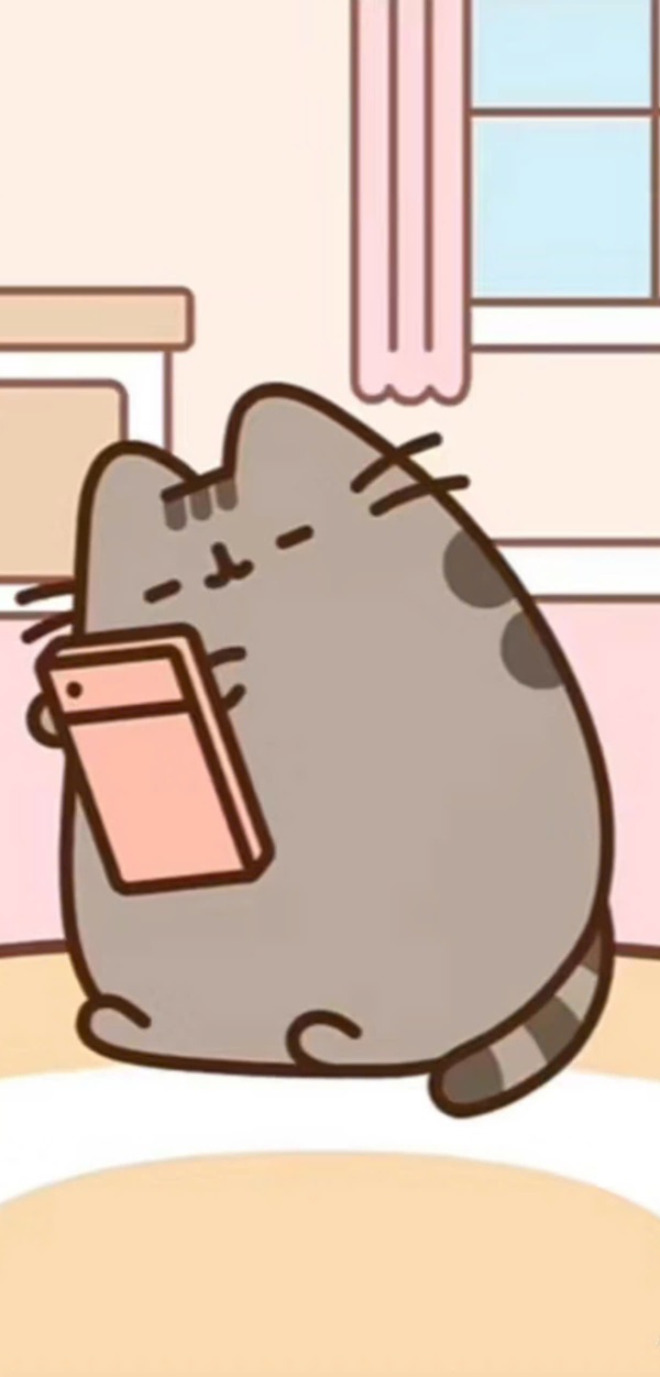 Hình nền mèo Pusheen cho điện thoại 30