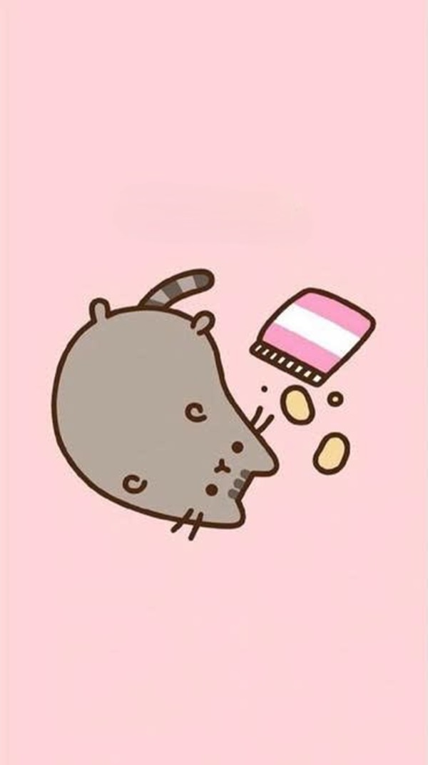 Hình nền mèo Pusheen cho điện thoại 32