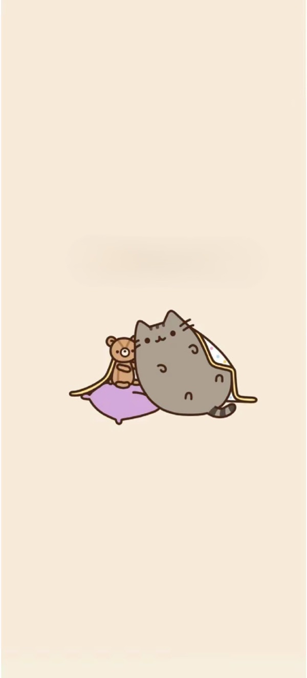 Hình nền mèo Pusheen cho điện thoại 22