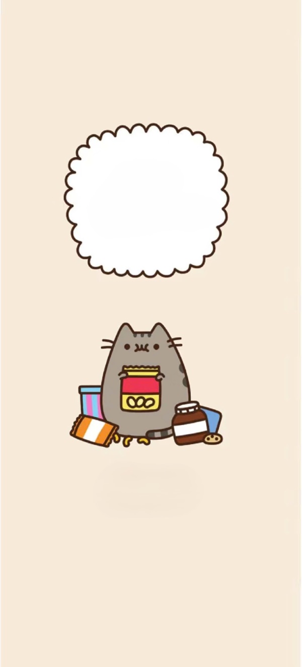 Hình nền mèo Pusheen cho điện thoại 26