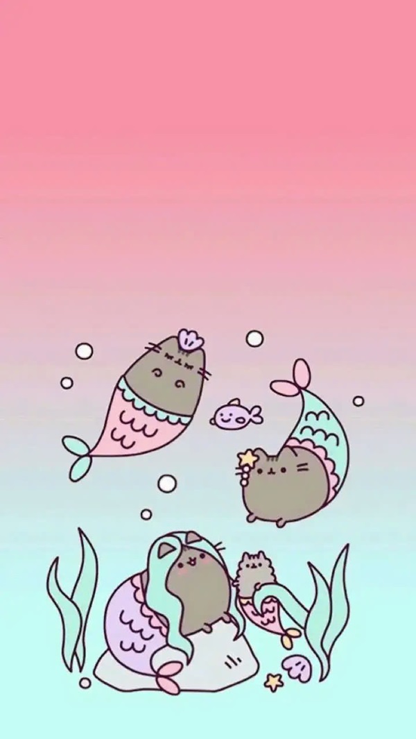 Hình nền mèo Pusheen cute 32