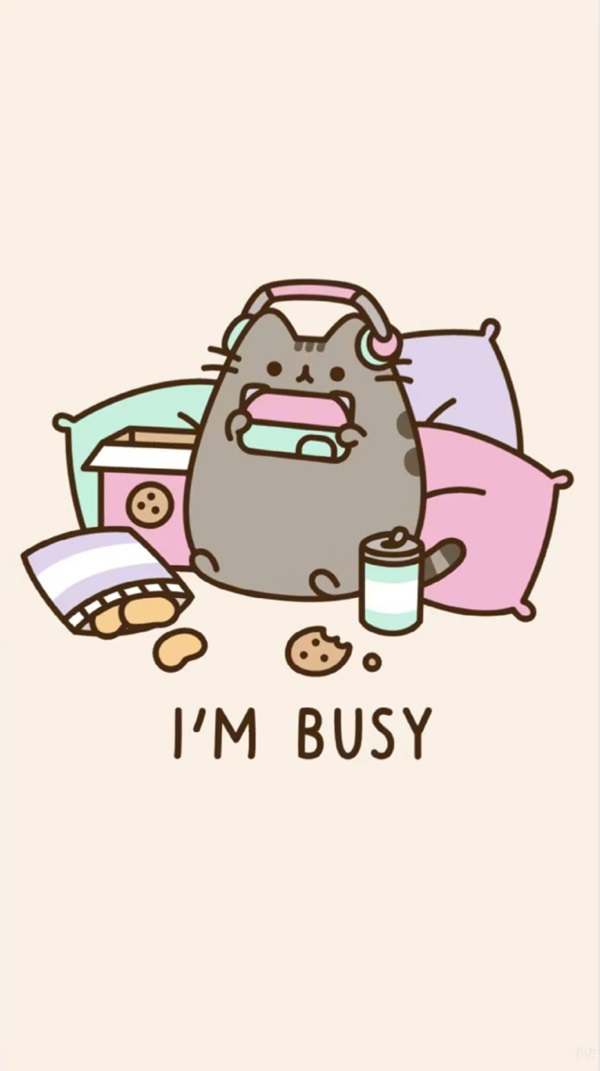 Hình nền mèo Pusheen cute 22